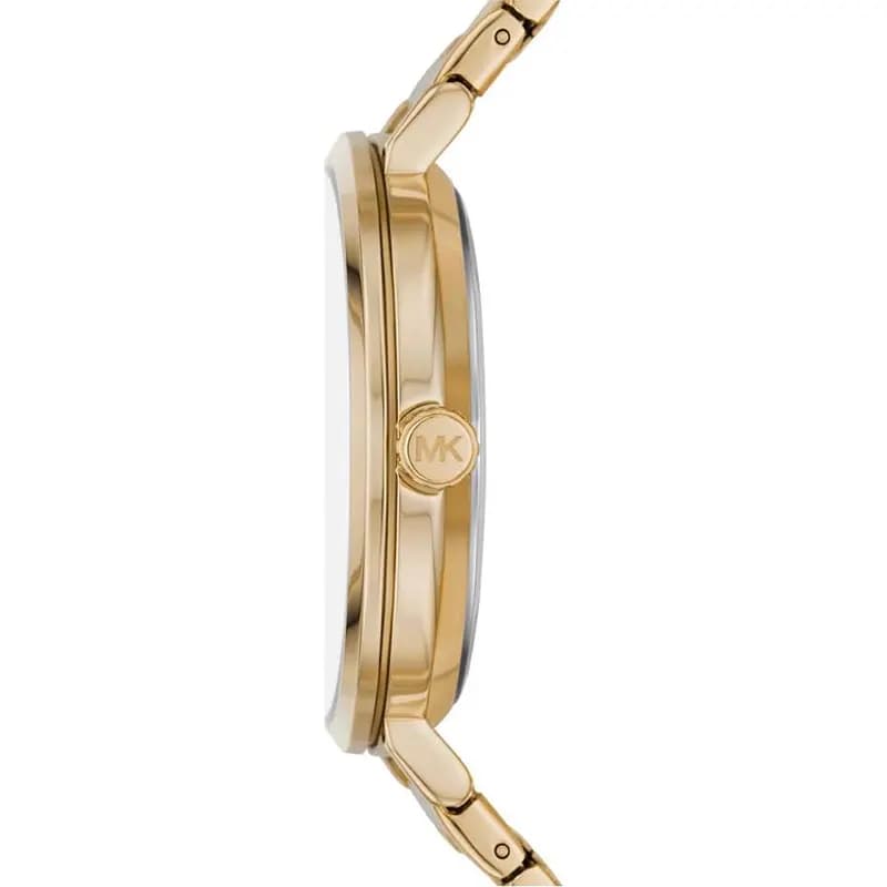 Michael Kors Addyson Gold-Tone Silver Dial Ladies Watch | MK4712