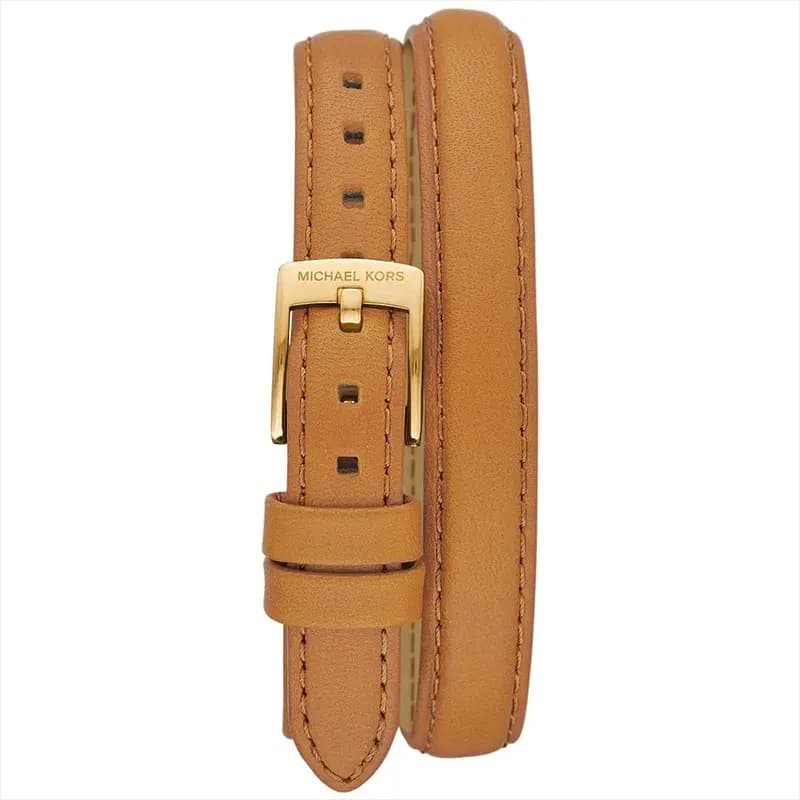 Michael Kors Mini Empire Gold-Tone and Leather Ladies Watch | MK4721