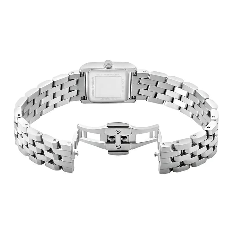 Michael Kors Micro Georgie Textured Silver Dial Ladies Watch | MK4933