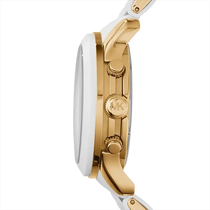 Michael Kors Chronograph White Dial Ladies Watch | MK5145