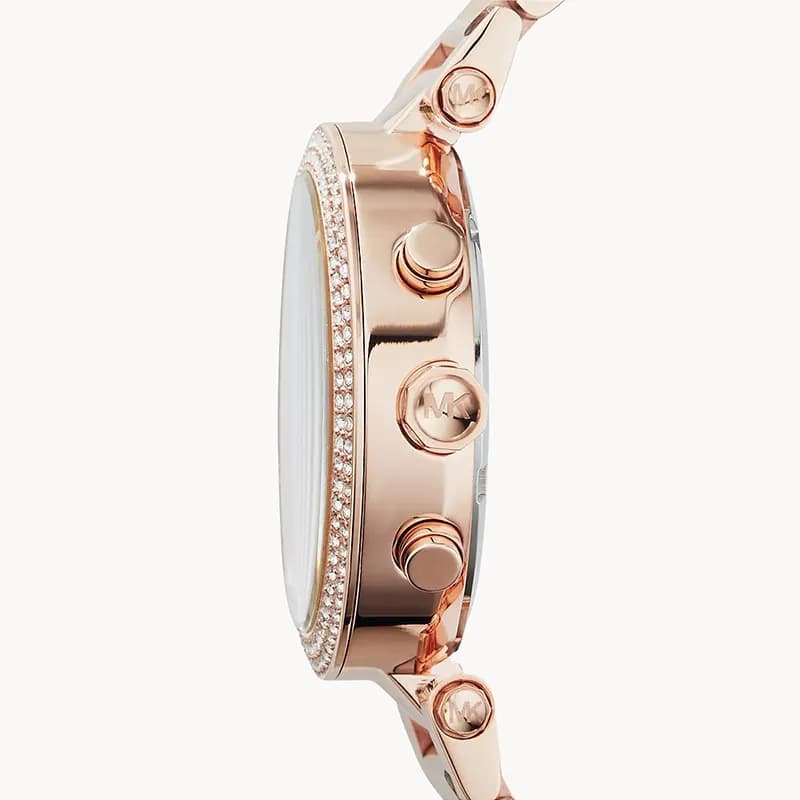 Michael Kors Parker Chronograph Red Dial Ladies Watch | MK6106