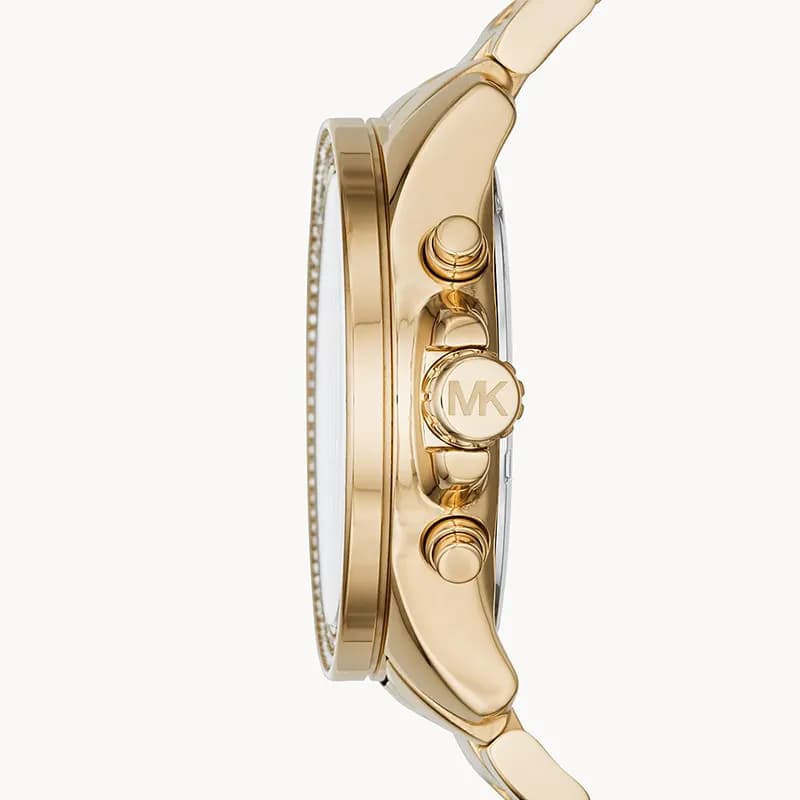 Michael Kors Wren Fuchsia Crystal Pave Gold-tone Ladies Watch | MK6290