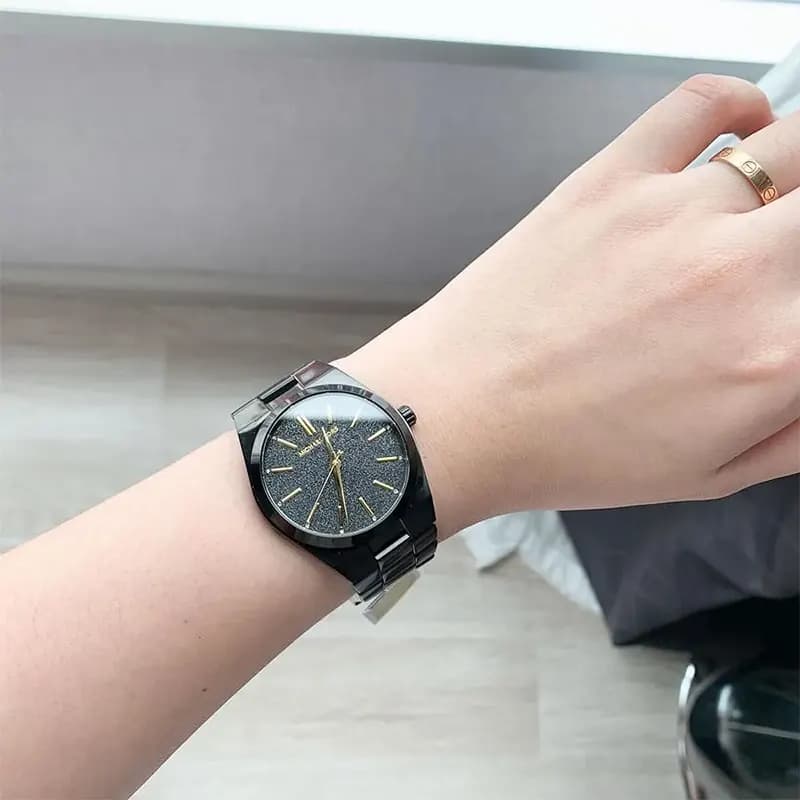 Michael Kors Channing Black-Tone Black Dial Ladies Watch | MK6625
