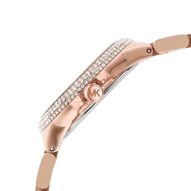 Michael Kors Camille Crystal Gun Metal Dial Ladies Watch | MK6983