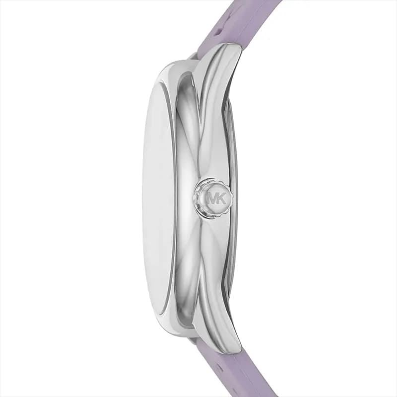 Michael Kors Janelle Purple Dial Purple Silicone Strap Ladies Watch | MK7143