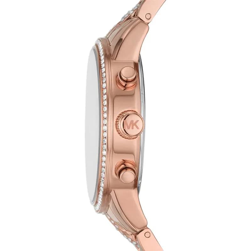 Michael Kors Ritz Chronograph Rose Gold-tone Ladies Watch | MK7223