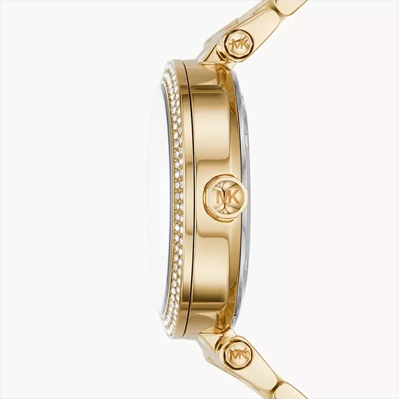 Michael Kors Parker Crystal Champagne Dial Ladies Watch | MK7283
