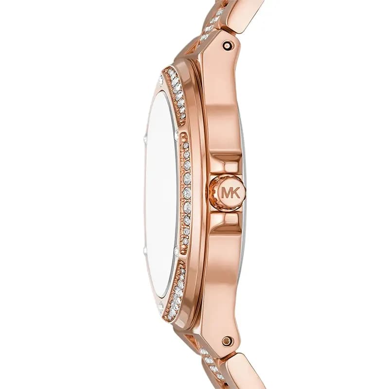 Michael Kors Lennox White Dial Rose Gold Ladies Watch | MK7362