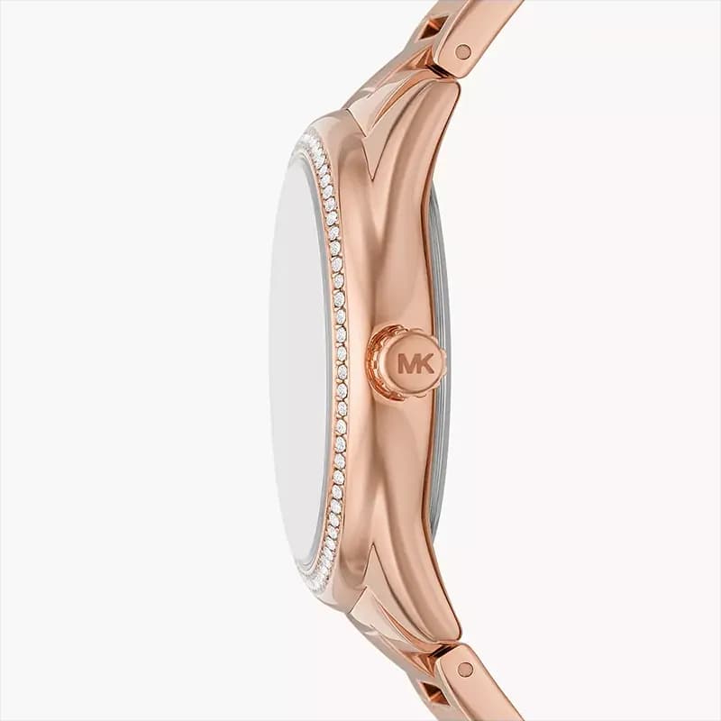 Michael Kors Janelle Red Dial Rose Gold-Tone Ladies Watch | MK7382