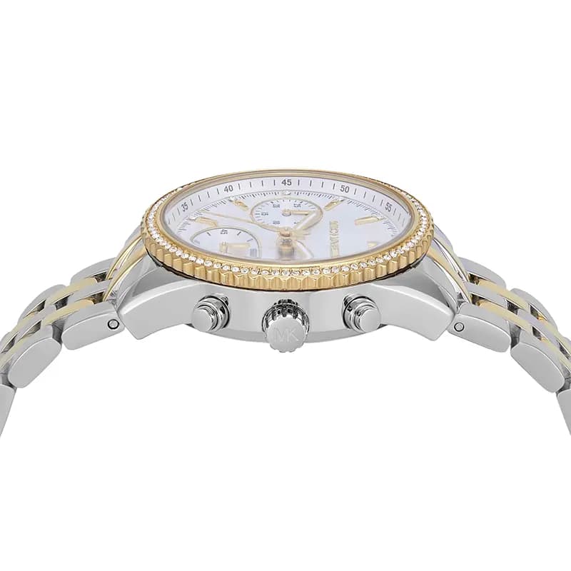 Michael Kors Mini Bryant Chronograph Pavé Two-Tone Ladies Watch | MK7532