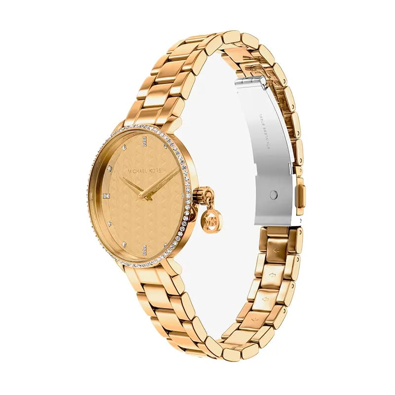 Michael Kors Mini Pyper Gold-Tone Ladies Watch | MK7572 secondary view