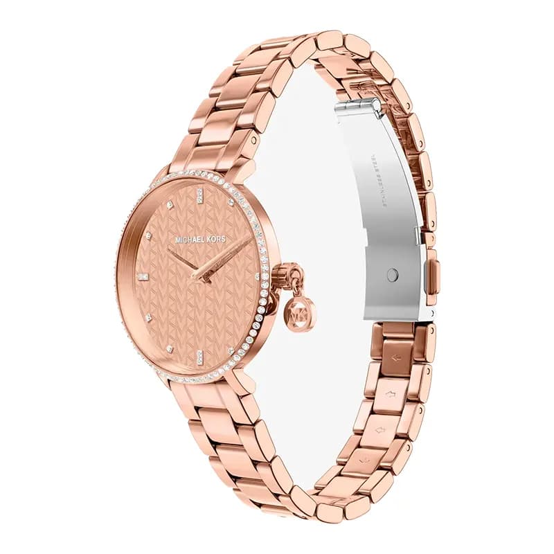 Michael Kors Mini Pyper Rose Gold-Tone Ladies Watch | MK7573 secondary view