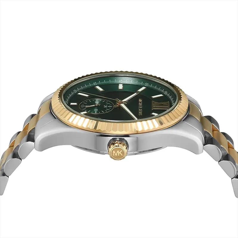 Michael Kors Lexington Two-Tone Green Dial Men's Watch | MK9063
