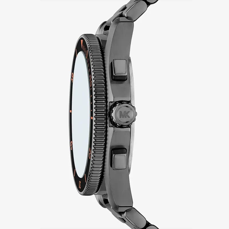 Michael Kors Maritime Gun-Metal Black Dial Men's Watch | MK9204