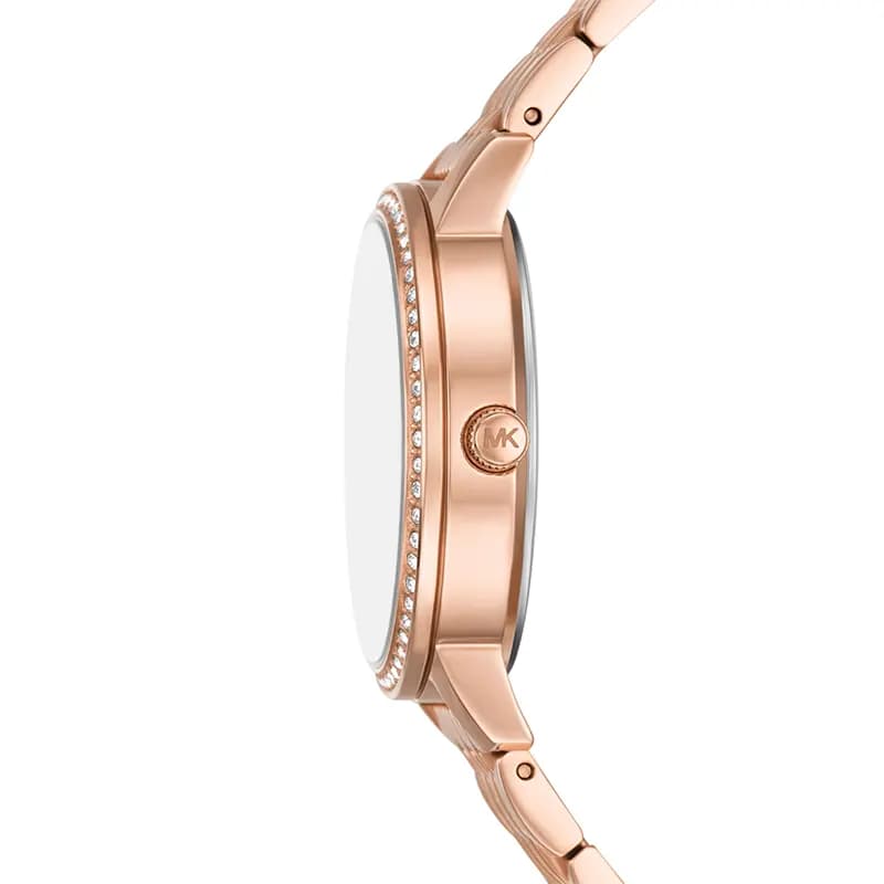 Michael Kors Melissa Pavé Rose Gold-Tone Ladies Watch | MKO1081