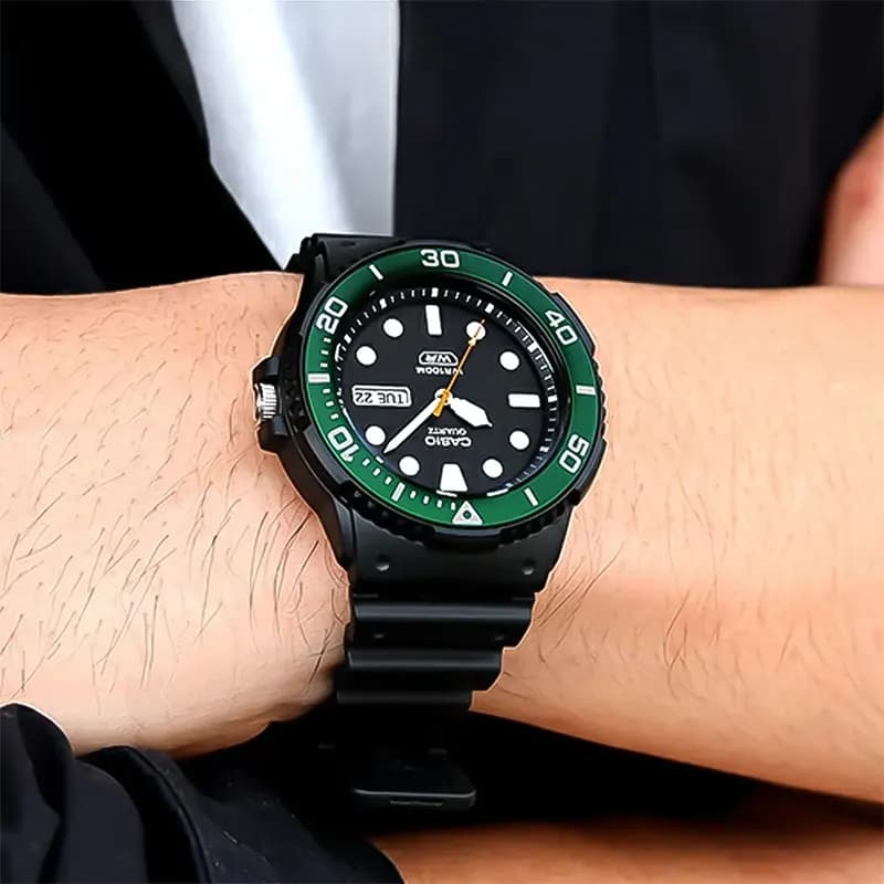Casio Enticer Black Dial Resin Band Watch | MRW-230H-1E3VDF secondary view