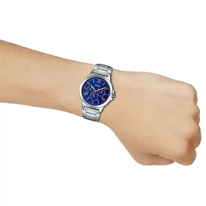 Casio Enticer MTP-V300D-2A Blue Dial Men's Watch