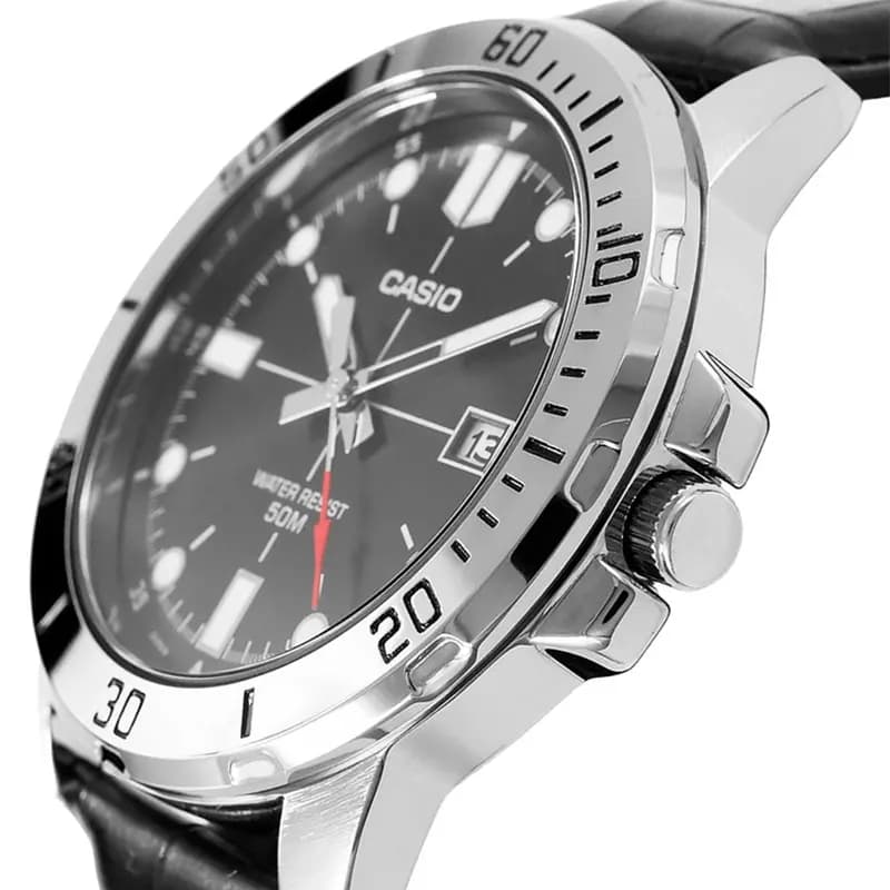 Casio Enticer Black Dial Men's Watch | MTP-VD01L-1EV secondary view