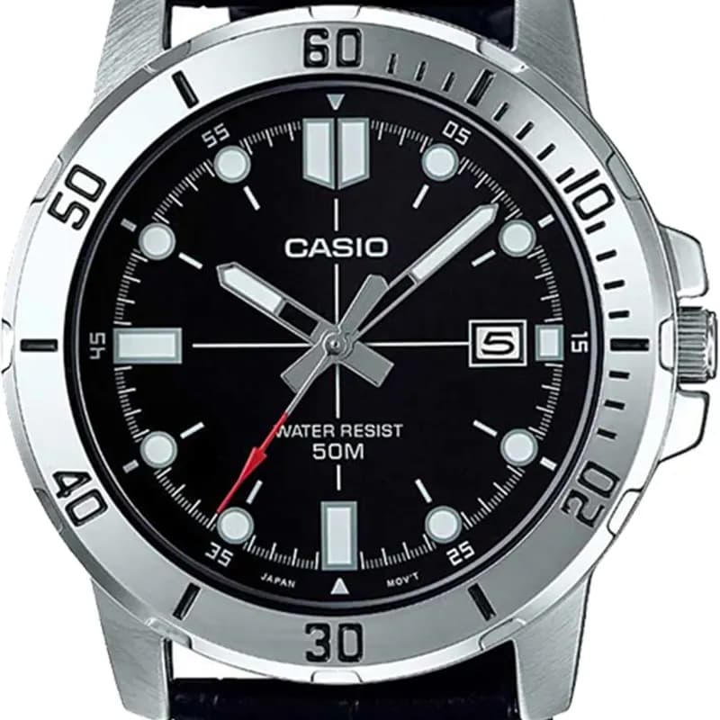 Casio Enticer Black Dial Men's Watch | MTP-VD01L-1EV