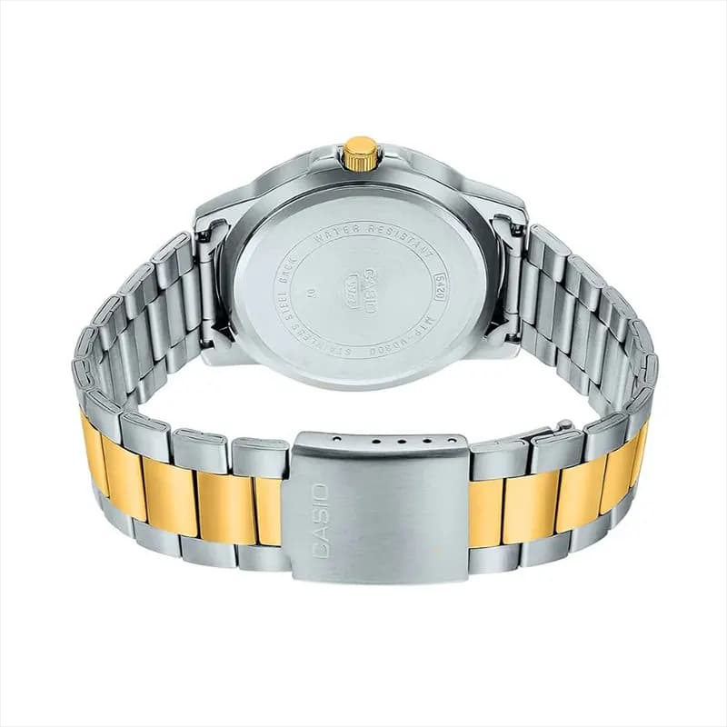 Casio Enticer Multifunction Dial Two-Tone Men's Watch | MTP-VD300SG-1E
