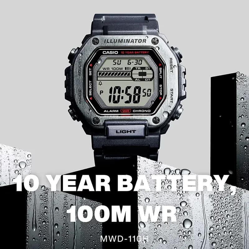 Casio Sports Youth Digital Dial Men's Watch | MWD-110H-1AV