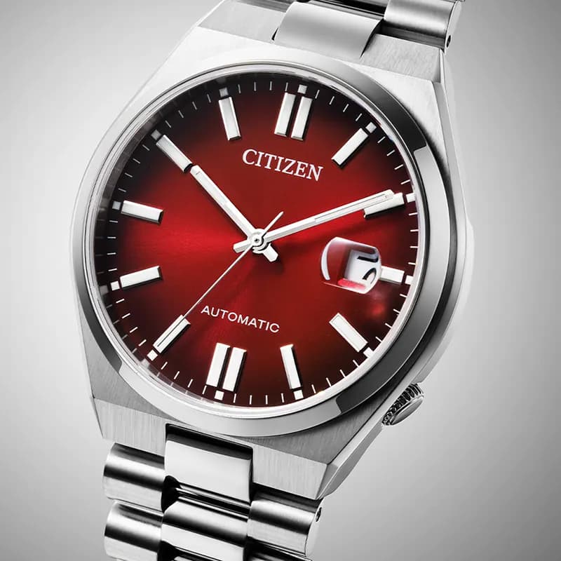 Citizen Tsuyosa Automatic Red Burgundy Dial Men’s Watch | NJ0150-56W