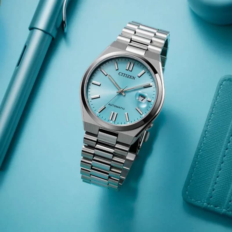 Citizen Tsuyosa Automatic Tiffany Blue Dial Men’s Watch | NJ0151-88M