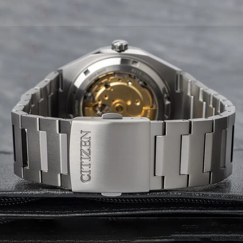 Citizen Zenshin Automatic Tiffany Blue Dial Super Titanium Men’s Watch | NJ0180-80M