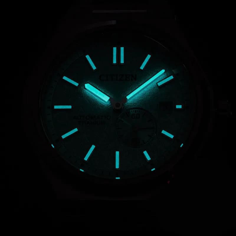 Citizen Zenshin Automatic Tiffany Blue Dial Super Titanium Men’s Watch | NJ0180-80M