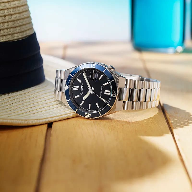 Citizen Tsuyosa Shore Automatic Blue Dial Men's Watch | NJ0230-59L