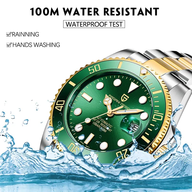 Pagani Design PD-1639 Submariner Two-tone Men's Watch