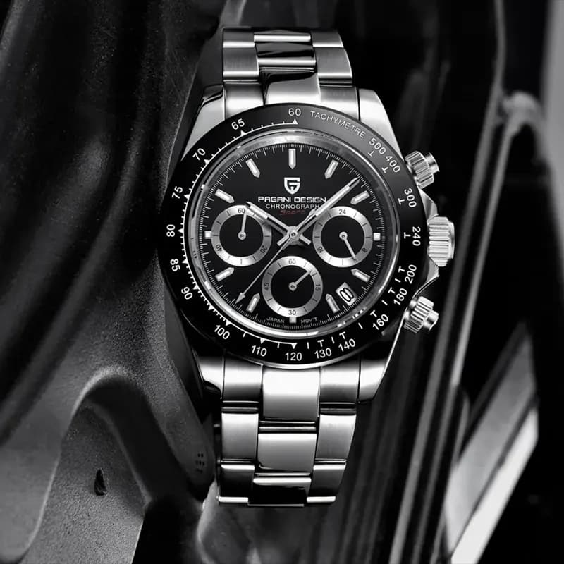 Pagani Design PD-1644 Daytona Black Dial Men's Watch