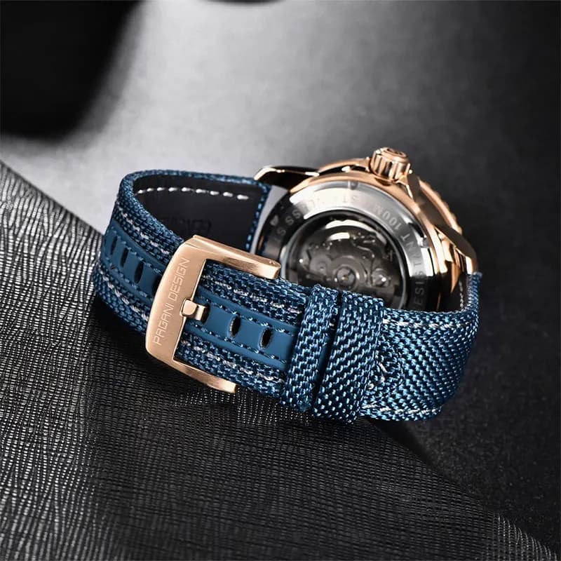 Pagani Design Fifty Fathoms Open Heart Blue Dial Men's Watch | PD-1674
