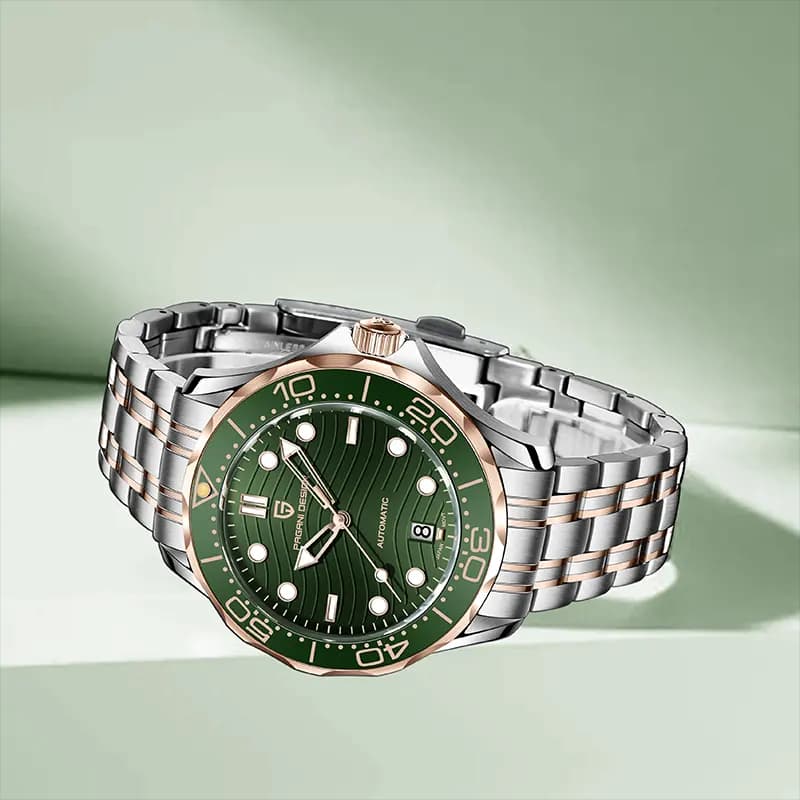 Pagani Design PD-1685 Green Dial Two-tone Men's Watch