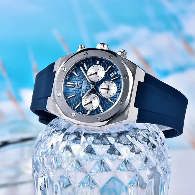 Pagani Design Royal Oak Chronograph Blue Dial Men's Watch | PD-1707