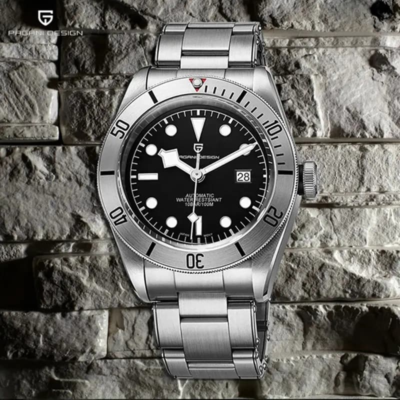 Pagani Design PD-1709 Black Bay Automatic Men's Watch