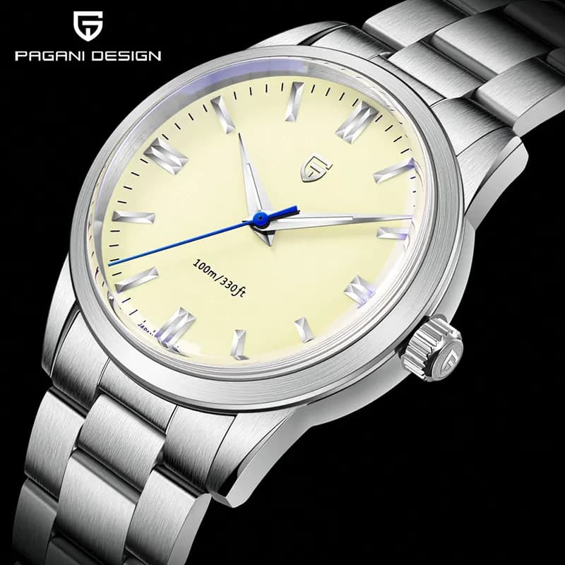 Pagani Design PD-1731 Mechaquartz Beige Dial Men's Watch