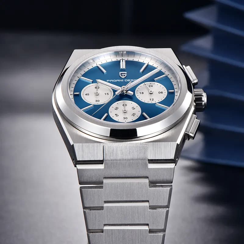 Pagani Design PD-1761 Chronograph Blue Dial Men's Watch