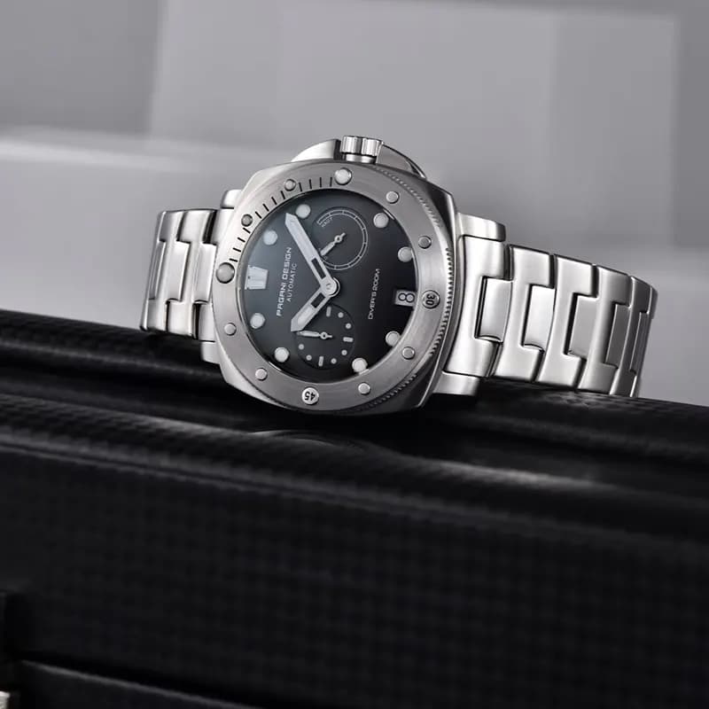 Pagani Design Diver's 200M Grey Dial Men's Watch | PD-1767