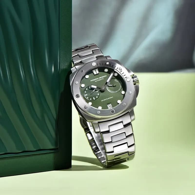 Pagani Design Diver's 200M Green Dial Men's Watch | PD-1767
