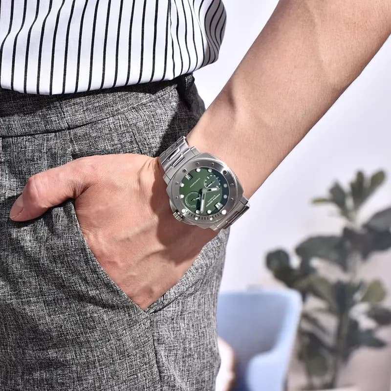Pagani Design Diver's 200M Green Dial Men's Watch | PD-1767