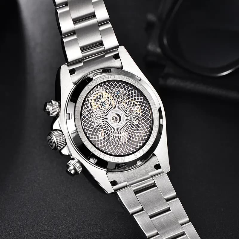 Pagani Design Daytona Skeleton Automatic Black Dial Men's Watch | PD-1777