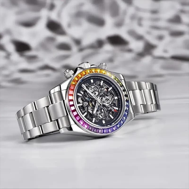 Pagani Design Daytona Rainbow Automatic Men's Watch | PD-1777