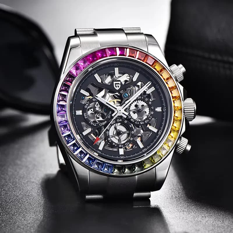 Pagani Design Daytona Rainbow Automatic Men's Watch | PD-1777