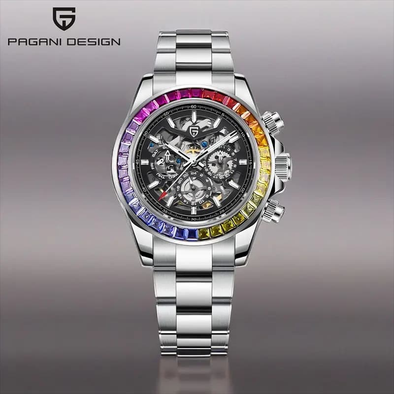 Pagani Design Daytona Rainbow Automatic Men's Watch | PD-1777