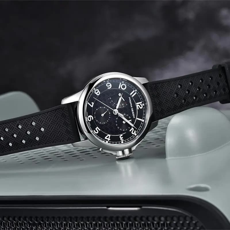 Pagani Design Multi-Function Black Dial Men's Watch | PD-1780