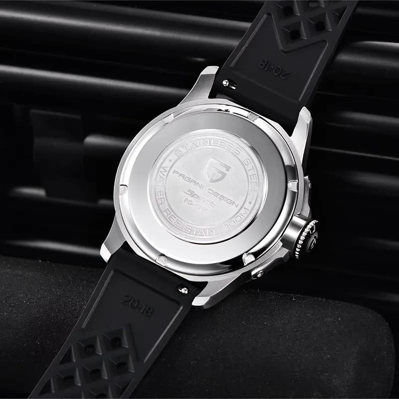 Pagani Design Multi-Function Black Dial Men's Watch | PD-1780