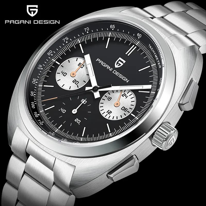 Pagani Design PD-1782 Chronograph Black Dial Men's Watch