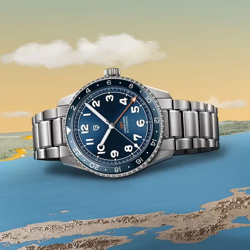 Pagani Design PD-1784 Spirit GMT Blue Dial Automatic Men's Watch