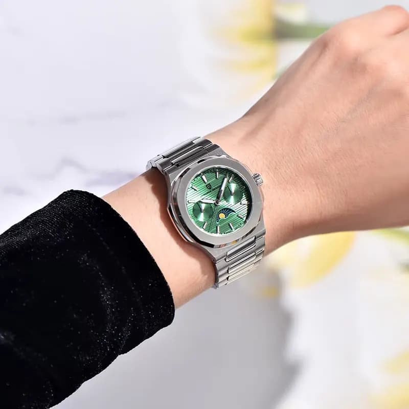 Pagani Design PD-1786 Nautilus Green Dial Ladies Watch
